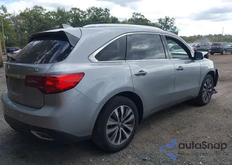 2016 Acura Mdx Technology Acurawatch Plus Packages/Technology Package z USA, uszkodzony, nr VIN 5FRYD4H4XGB040182